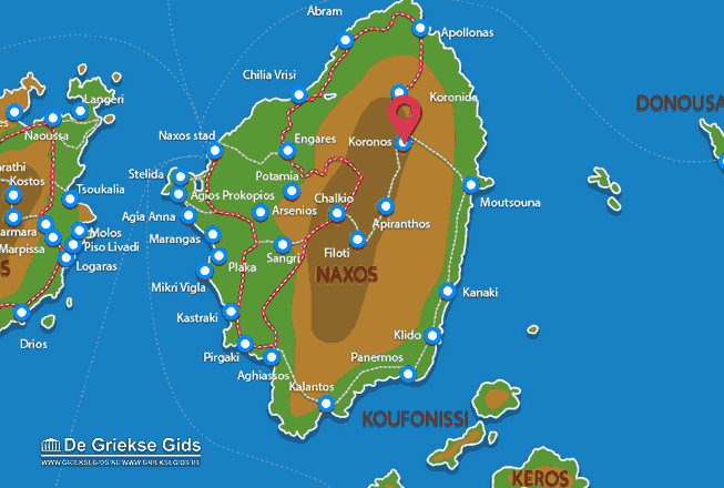 Map of Koronos