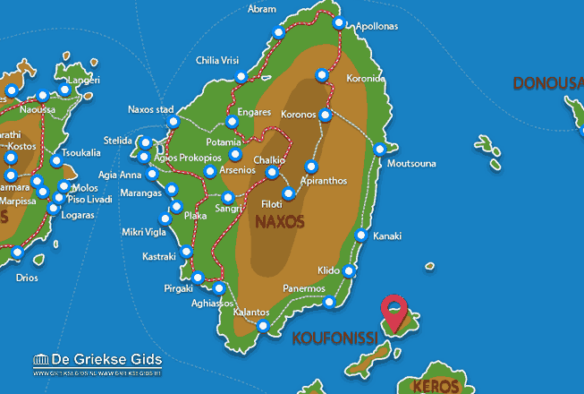 Map of Koufonissi