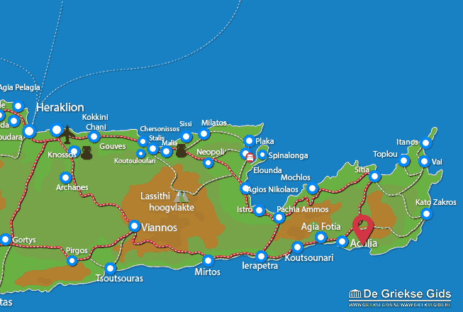 Map of Koutsouras