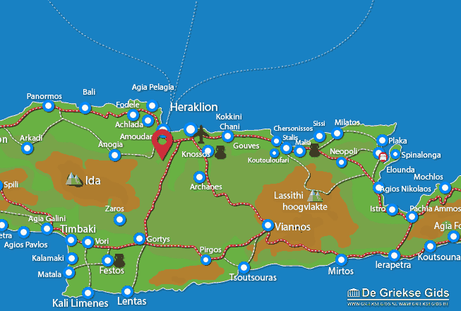 Map of Krousonas