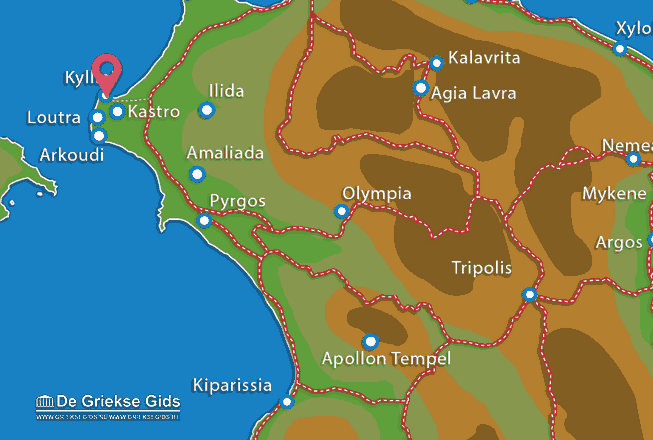 Map of Kyllini