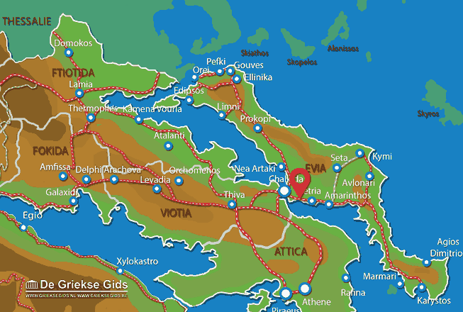 Map of Lefkandi