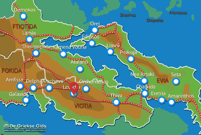 Map of Levadia