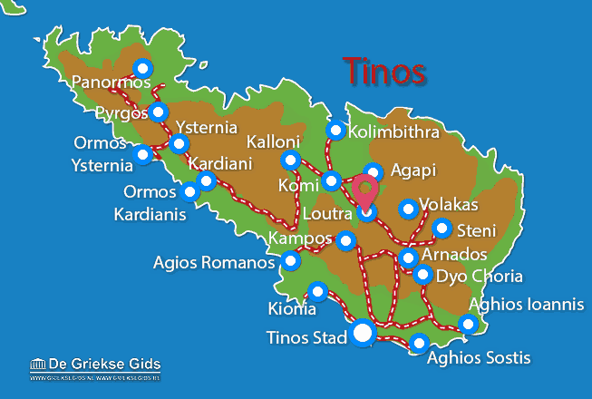 Map of Loutra