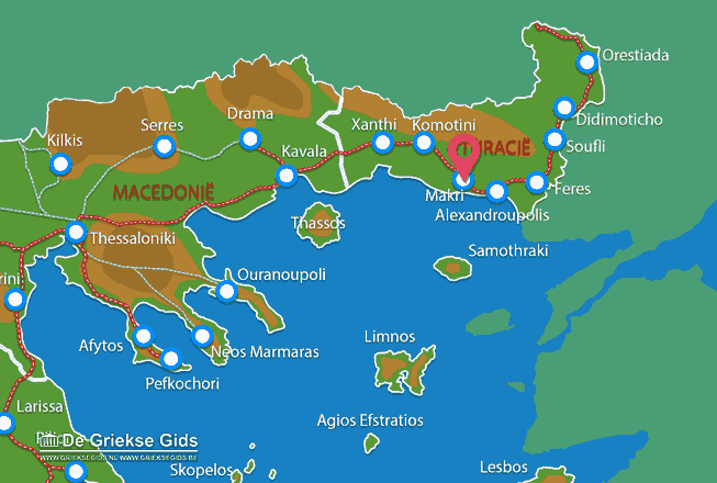 Map of Makri