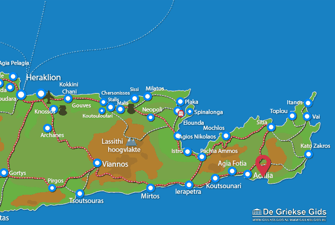 Map of Makrigialos