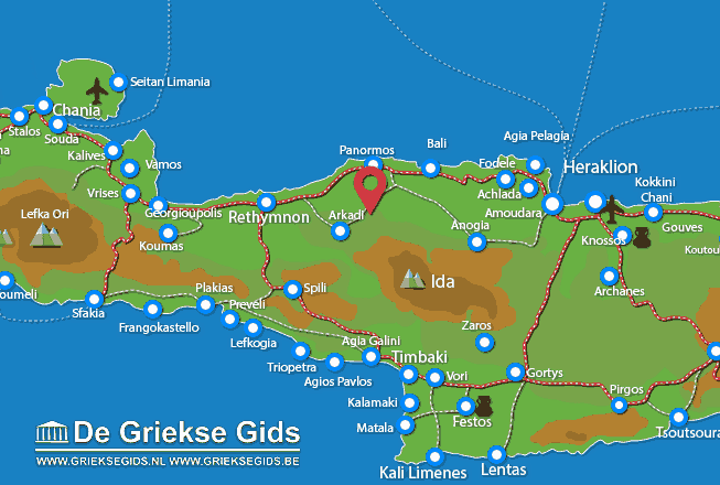 Map of Margarites