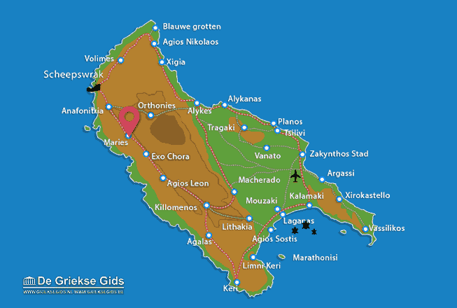 Map of Maries