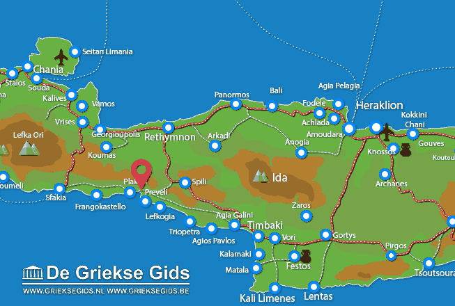 Map of Mariou
