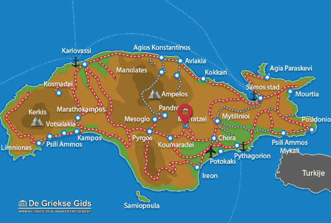 Map of Mavratzei