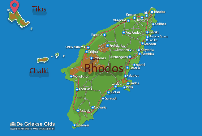 Map of Megalo Chorio