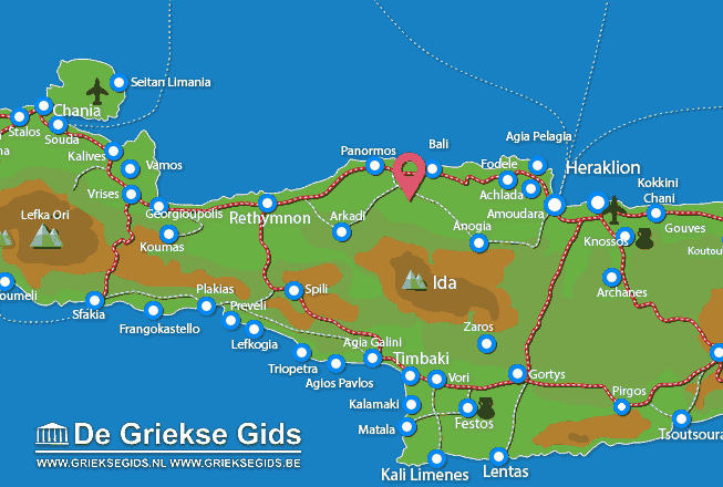 Map of Melidoni