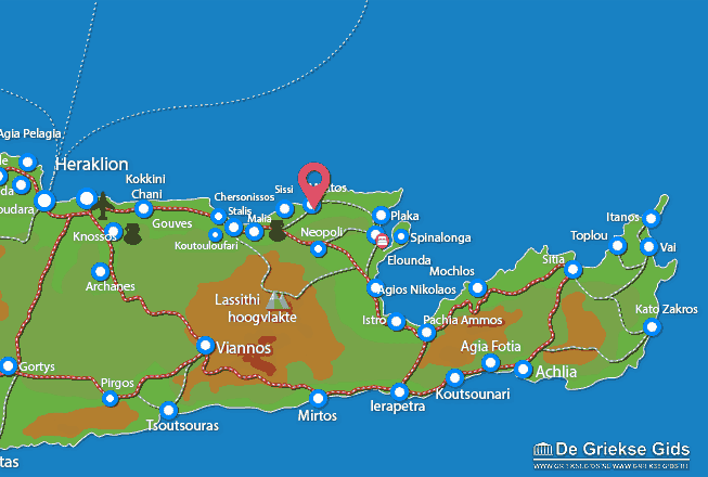 Map of Milatos