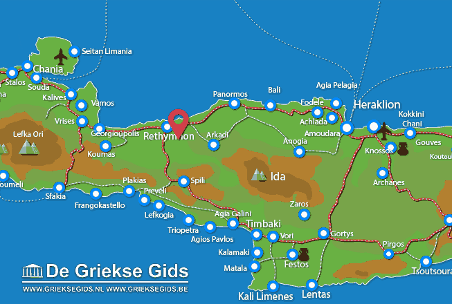 Map of Mili 