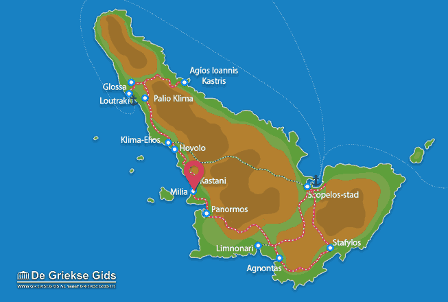 Map of Milia
