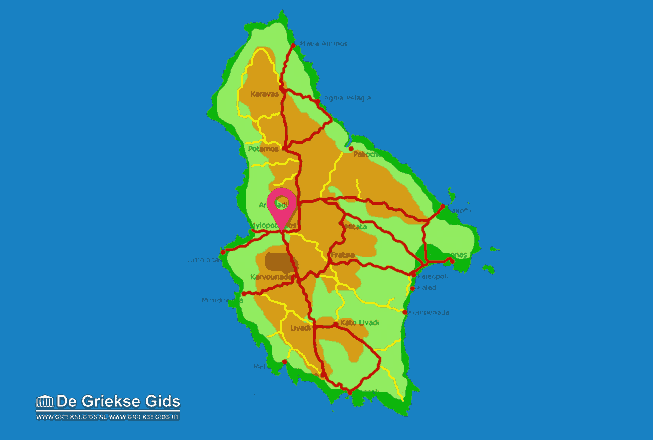 Map of Mylopotamos