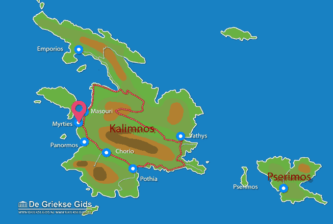 Map of Myrties