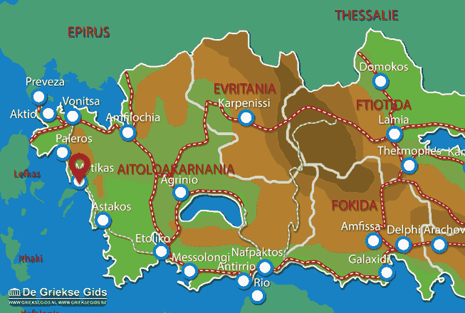 Map of Mytikas