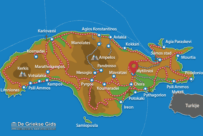 Map of Mytilinioi