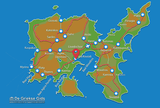 Map of Nea Koutali