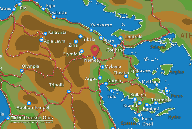 Map of Nemea