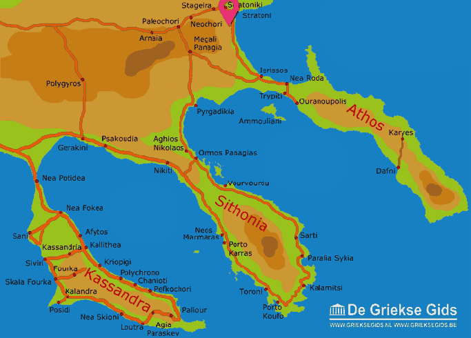 Map of Olympiada