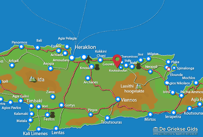 Map of Old-Hersonissos