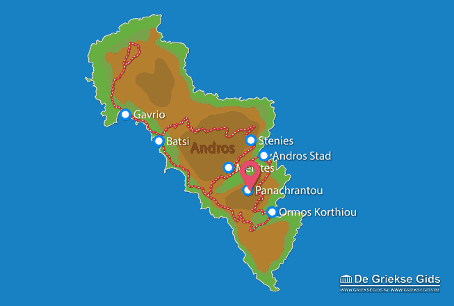 Map of Panachrantou