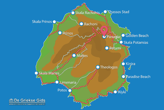 Map of Panagia