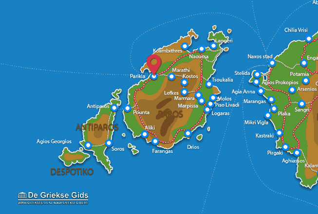 Map of Parikia