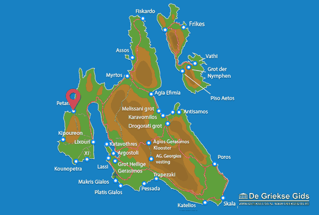 Map of Petani