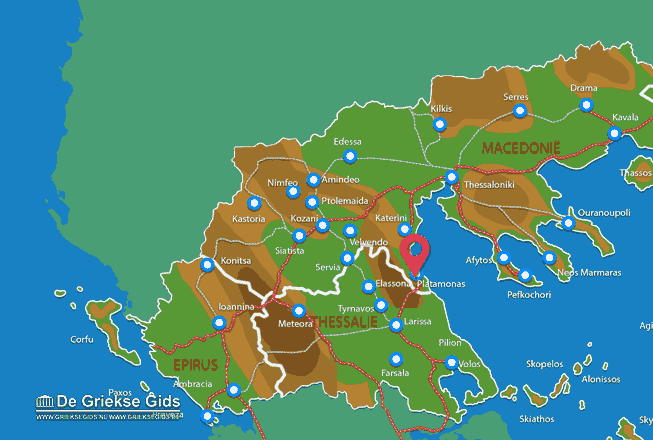 Map of Platamonas