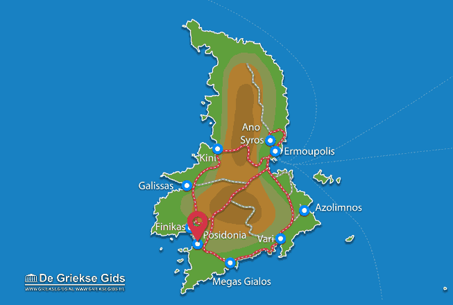 Map of Posidonia