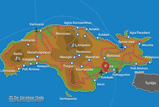 Map of Potokaki