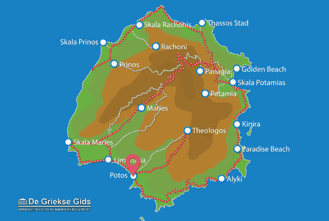 Map of Potos