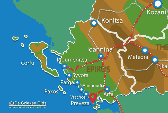 Map of Preveza Town