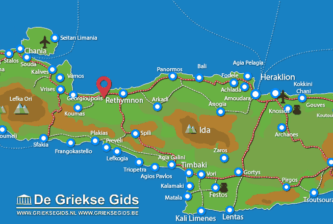Map of Prines