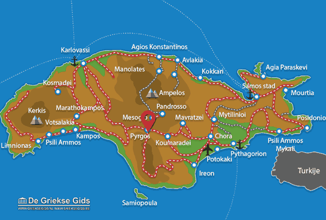 Map of Pyrgos