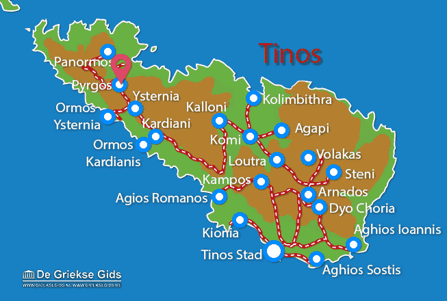 Map of Pyrgos