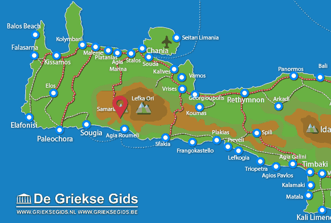 Map of Samaria