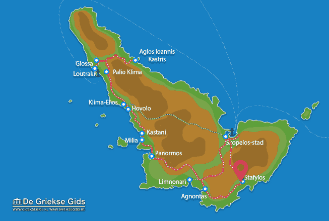 Map of Stafylos