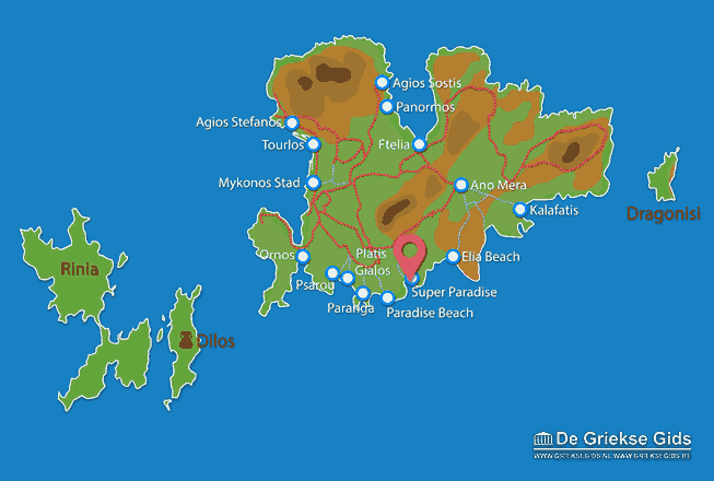 Map of Super Paradise