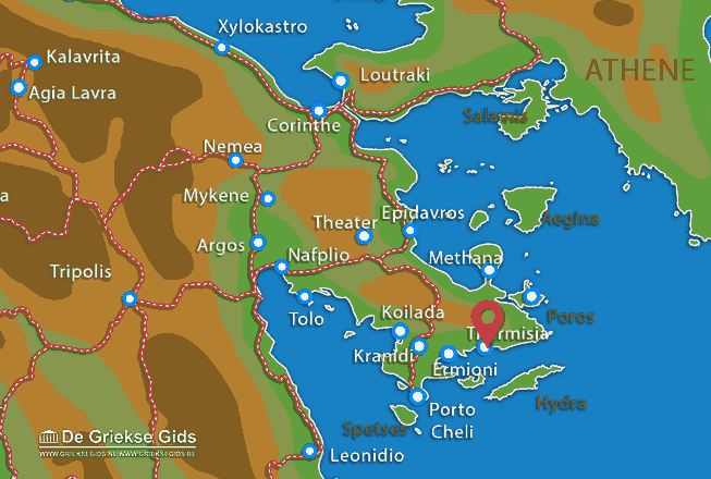 Map of Thermisia