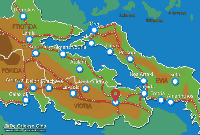 Map of Thiva