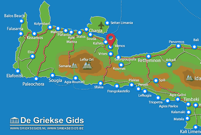 Map of Vamos