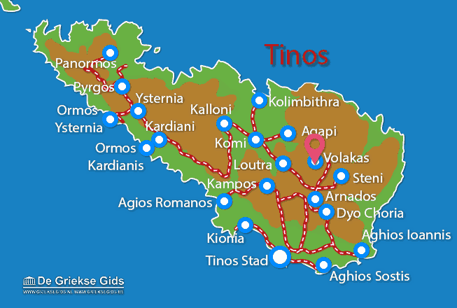 Map of Volakas