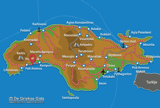 Map of Marathokampos