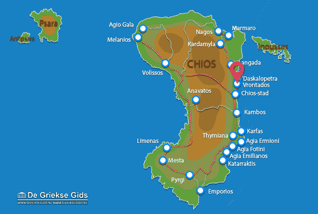 Map of Vrondados