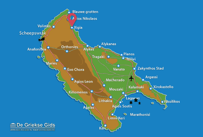 Map of Xigia