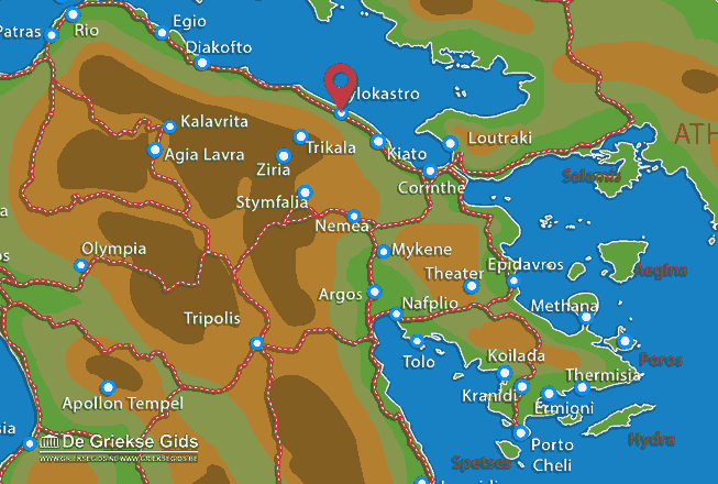 Map of Xylokastro